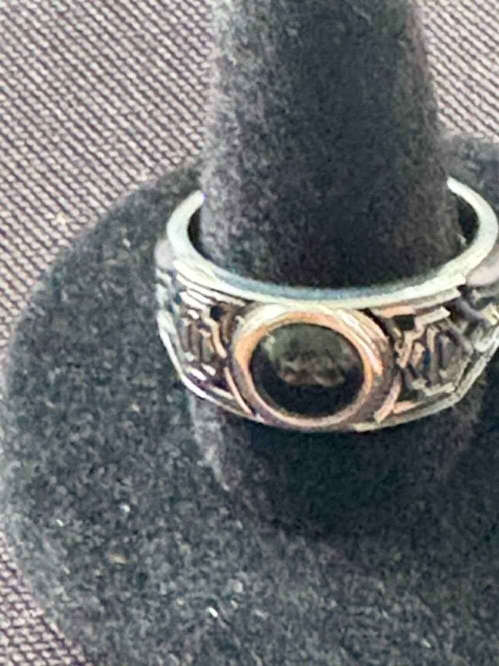 HARLEY DAVIDSON TRIBAL ONYX STERLING SILVER RING